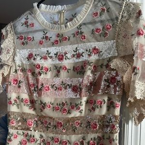 Needle&Thread Rose Lace Dress